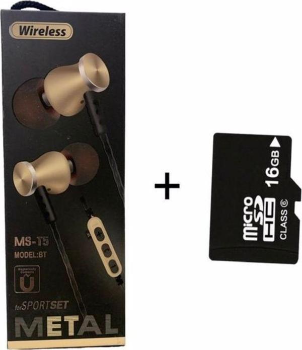 Platoon 16 Gb Hafıza Kartı Hediyeli Bluetooth Kulaklık Mp3 Çalar - Image 1