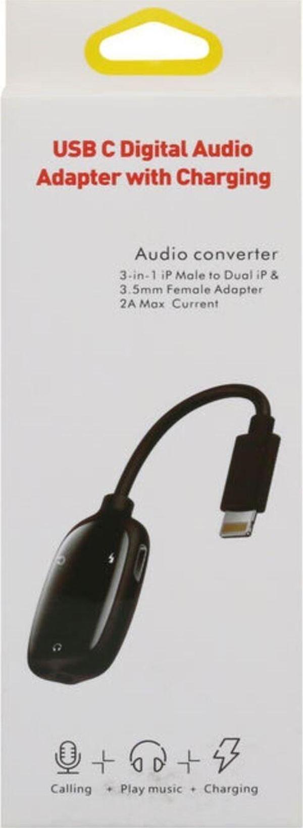 Ultratekno Ult-51 Iphone Kulaklık & Şarj Çoklayıcı 7 8 X Xs Xr 11 12 13 14 Pro Plus 3İn1 - Image 1