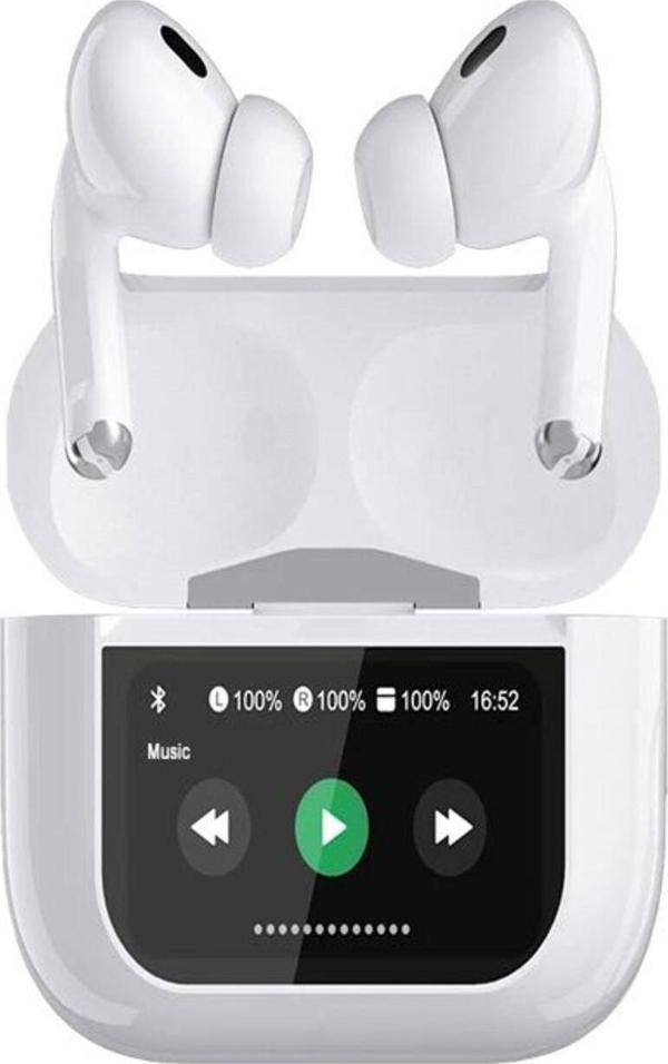 Ultratekno V20 Pro Earphone 2.Nesil Aplikasyonlu Anc/Enc Dokunmatik Ekranlı Bluetooth Kulaklık - Image 1