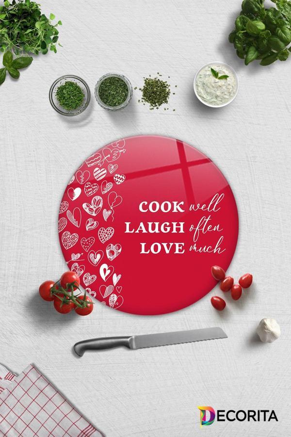 Cam Kesme Tahtası - Cam Kesme Tablası | Cook Well | Çap32cm - Image 1
