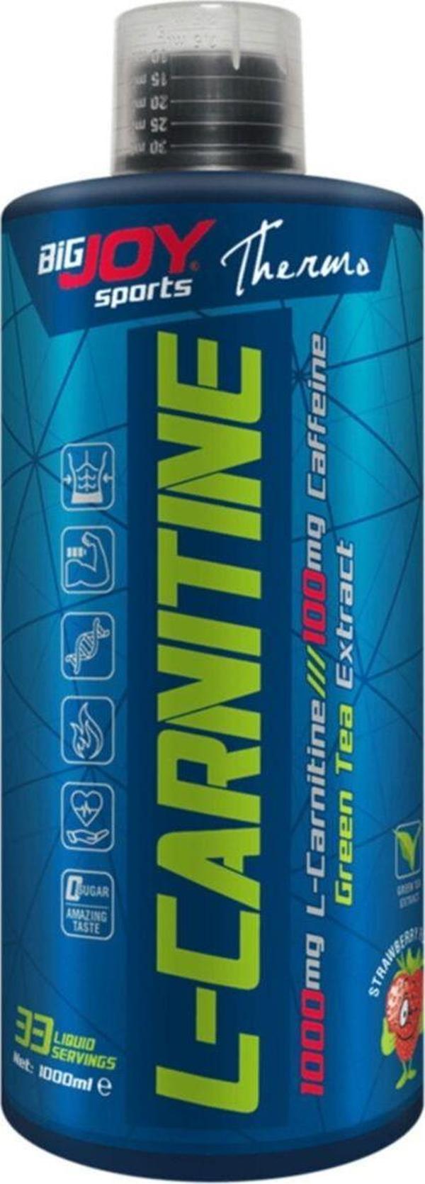 Bigjoy Sports Bigjoy L-Carnitine 1000 Ml Çilek Aromalı Karnitin Likit - Image 1