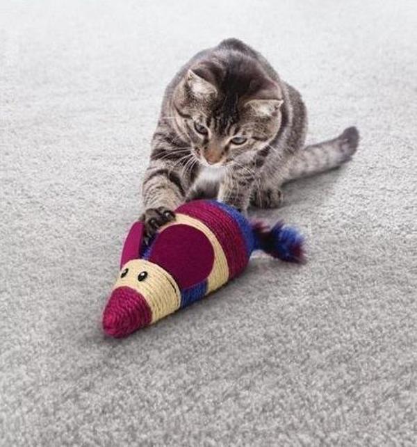 Kong Wrangler Kediotlu Tırmalama Fare Kedi Oyuncak - Image 1
