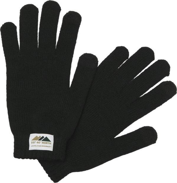 Jack&Jones 12263487 Jachill Knitted Gloves Siyah - Image 1