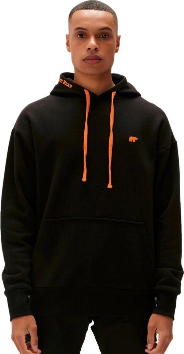 Bad Bear 22.02.12.037 Blaze Hoodie Sweatshirt Siyah - Image 1