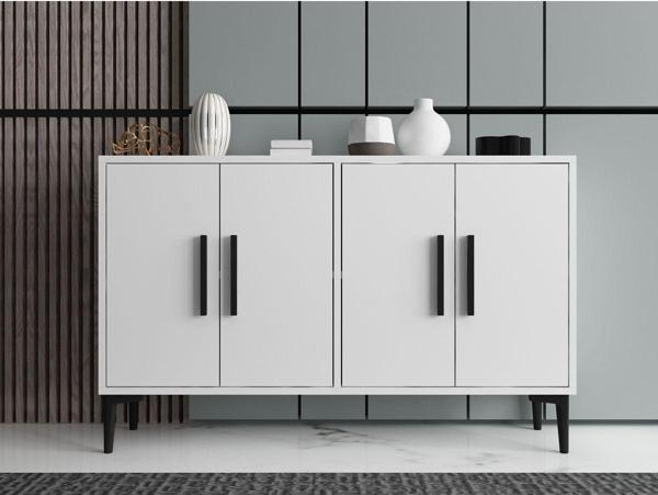 Mert Sert Mobilya Rae 120 cm Konsol Tv Sehpası Tv Ünitesi Kahve Köşesi Banyo Dolabı Çok Amaçlı Dolap - Image 1