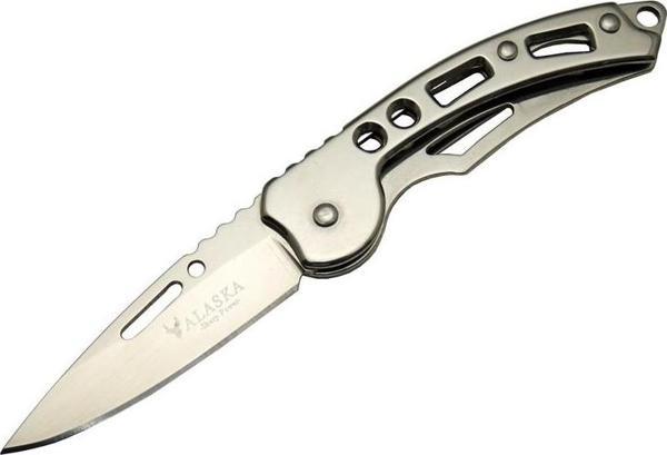 Alaska SDR 10 Gri Kamp Çakı 15cm - Manuel, Kemerlikli - Image 1