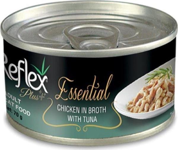 Reflex Plus Ton Balık ve Tavuklu Yetişkin Kedi Konservesi 70 Gr - Image 1