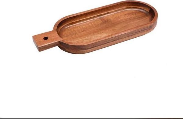 Akasya Sunum Tabağı Oval 33X13 CM 1 Adet - Image 1