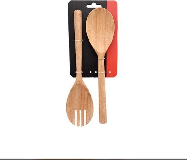 Bambu Servis Kaşığı Seti 2 Parça - Image 1
