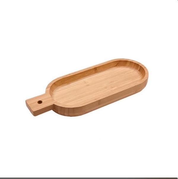 Bambu Sunum Tabağı Salata Meyve Çerez Kasesi - Image 1