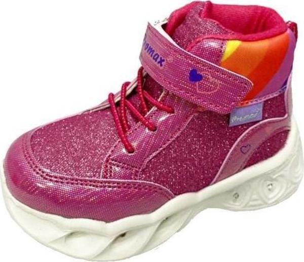 Promax 1730 Işıklı Deri Simli Bebek Spor Bot - Image 1