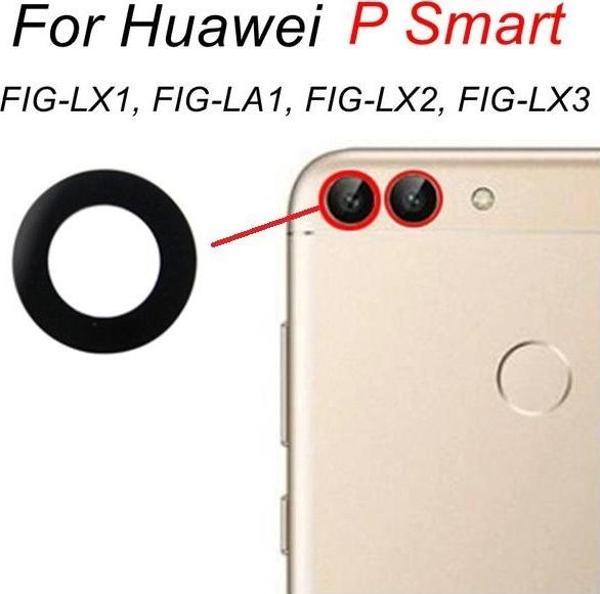 Tkgz Huawei PSMART Arka Kamera Camı Lens Yapışkanlı - Image 1