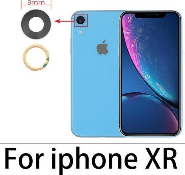 Tkgz İphone XR Arka Kamera Camı Lens Yapışkanlı - Image 1