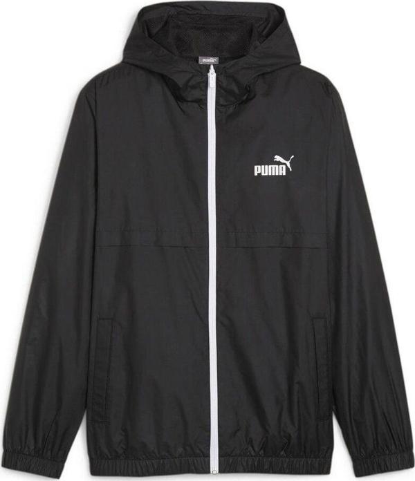Puma Ess Solid Windbreaker Erkek Siyah Ceket - Image 1