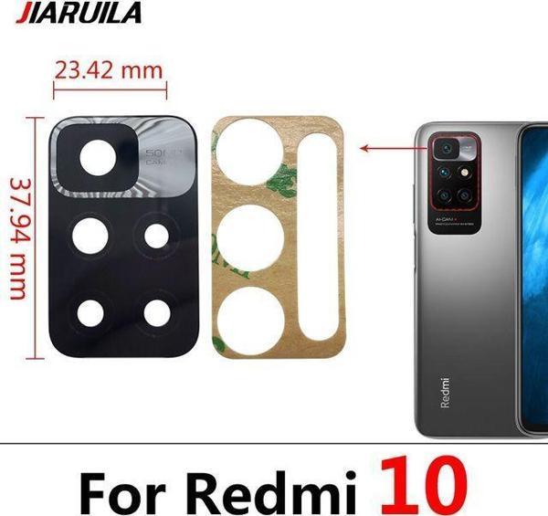 Tkgz Xiaomi REDMİ 10 Arka Kamera Camı Lens Yapışkanlı - Image 1