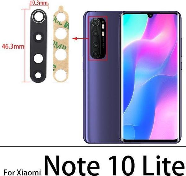 Tkgz Xiaomi REDMİ NOTE 10 LİTE Arka Kamera Camı Lens Yapışkanlı - Image 1