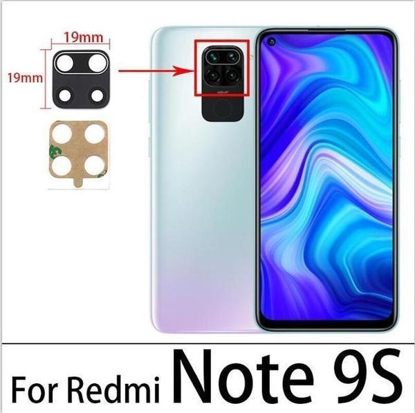 Tkgz Xiaomi REDMİ NOTE 9S Arka Kamera Camı Lens Yapışkanlı - Image 1