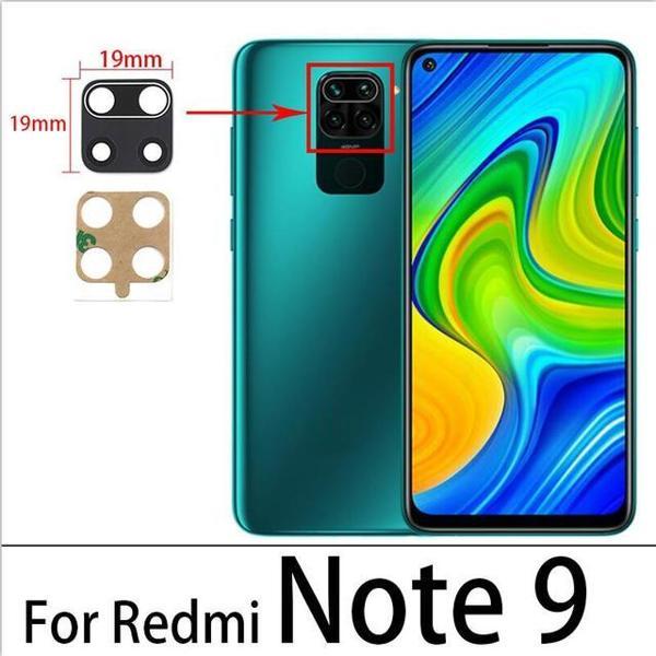 Tkgz Xiaomi REDMİ NOTE 9 Arka Kamera Camı Lens Yapışkanlı - Image 1