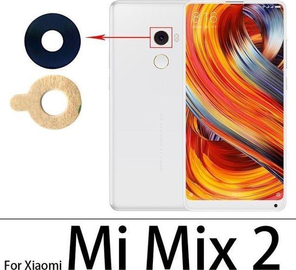 Tkgz Xiaomi Mİ MİX 2 Arka Kamera Camı Lens Yapışkanlı - Image 1