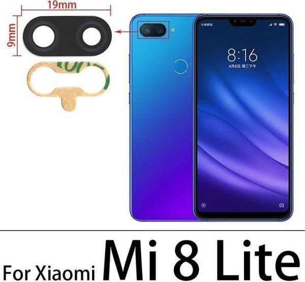 Tkgz Xiaomi Mİ8 LİTE Arka Kamera Camı Lens Yapışkanlı - Image 1