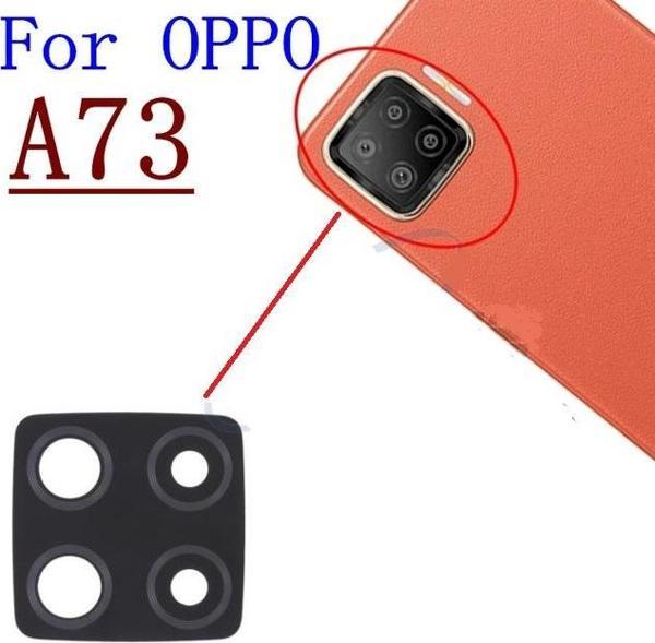 Tkgz OPPO A73 2020 Arka Kamera Camı Lens Yapışkanlı - Image 1
