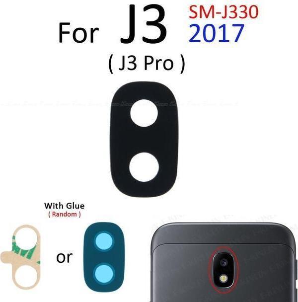 Tkgz Samsung Galaxy J330 Arka Kamera Camı Lens Yapışkanlı - Image 1