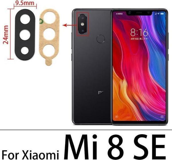 Tkgz Xiaomi Mİ8 SE Arka Kamera Camı Lens Yapışkanlı - Image 1