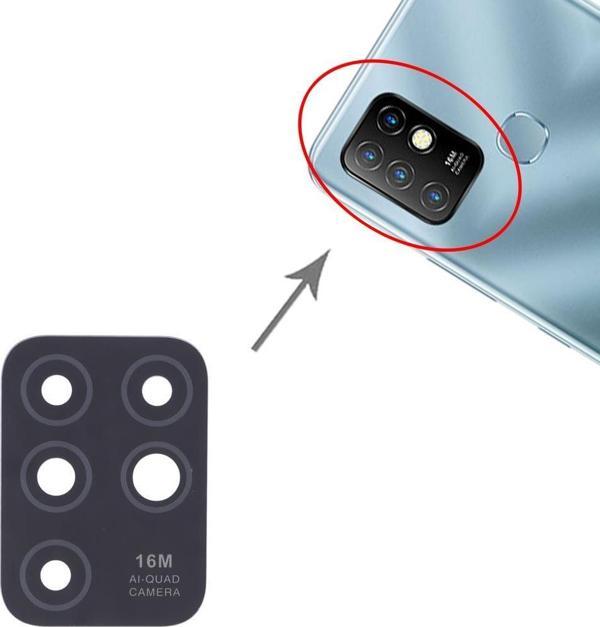 Tkgz İnfinix HOTE 10 Arka Kamera Camı Lens Yapışkanlı - Image 1
