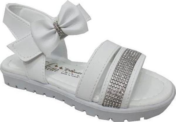 Varkan 8811 Deri Taşlı Kız Çocuk Sandalet 25-29 - Image 1
