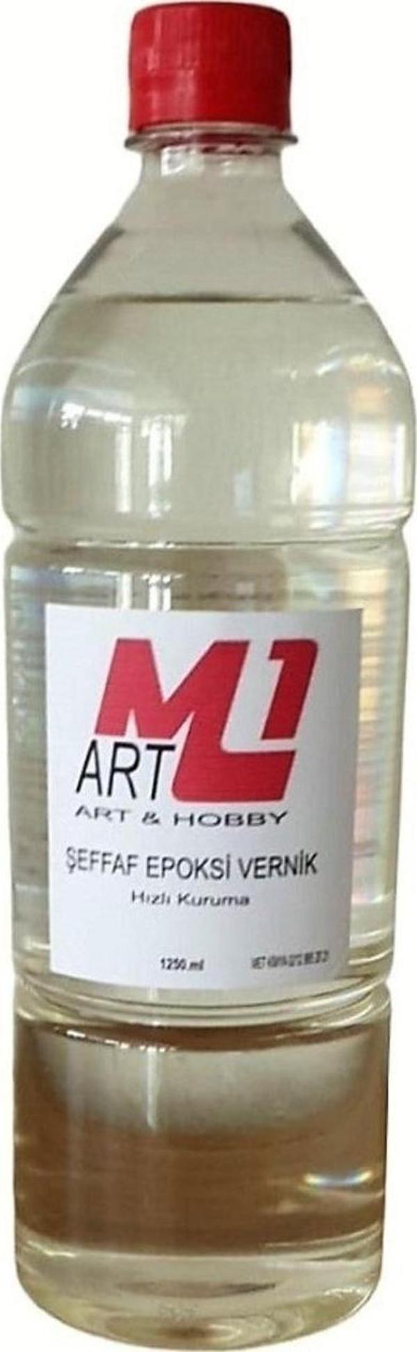 M1 Art Şeffaf Epoksi Vernik 1250.Ml - Image 1