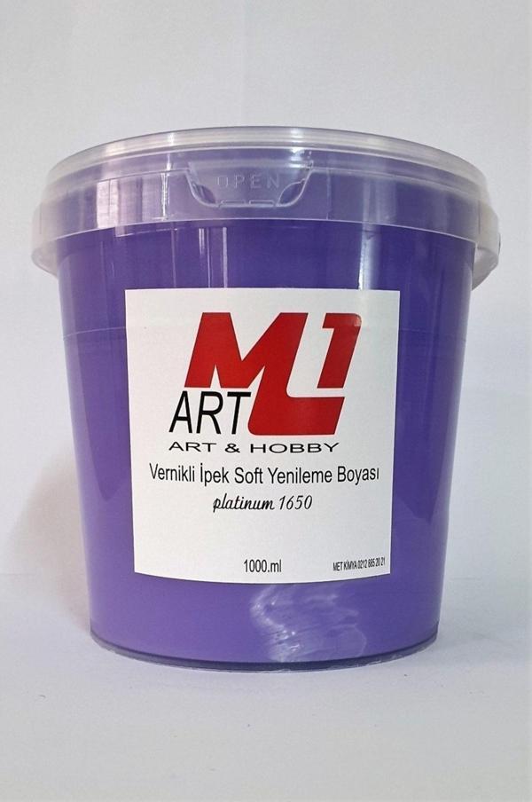 M1 Art Su Bazlı Vernikli Yenileme Boyası 1000.Ml-Mobilya,Cam,Mermer,Beyaz Eşya,Fayans,Seramik,Parke - Image 1