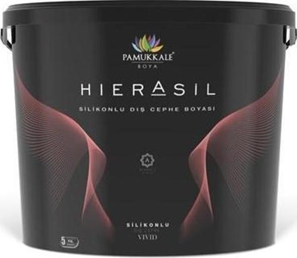 Pamukkale Hierasil Mat Silikonlu Dış Cephe Boyası 2.5 Lt Orjinal Siyah - Image 1