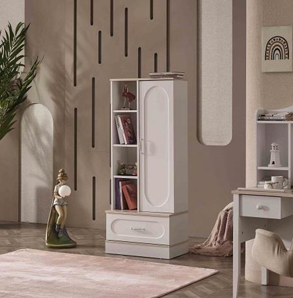 Kitaplık Urlu PARİS 90447 İnovasyon Model Kalite Suntalem Demonte ürün El Yapım - Image 1