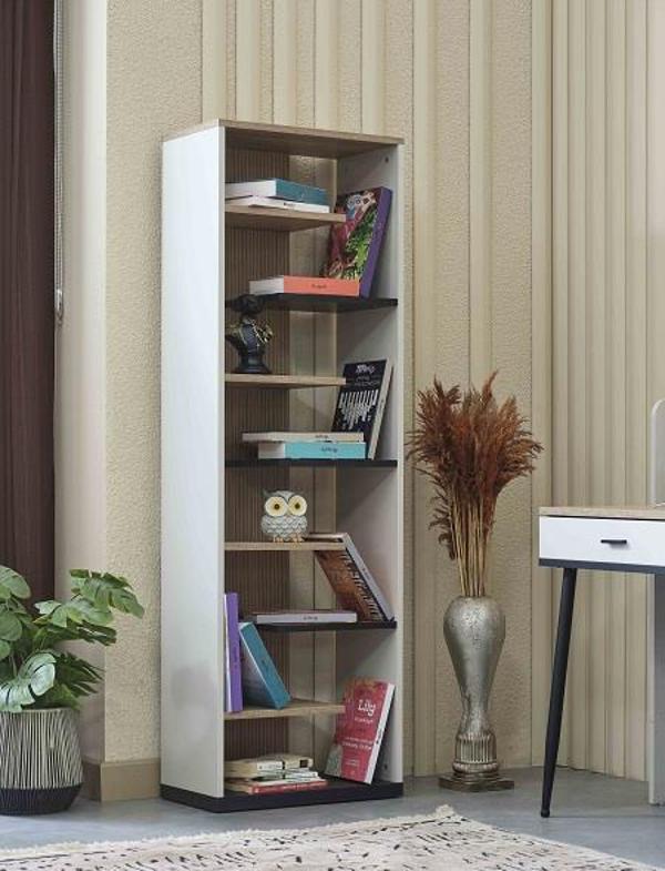 Kitaplık Urlu ROMA 90438 İnovasyon Model Kalite Suntalem Demonte ürün El Yapım - Image 1