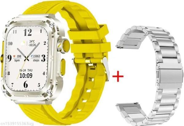 Qifit Watch 9 Özel Kasa Türkiye'De Tek 2.08 Hd Amoled Ekran Z85 Max Akıllı Saat Dayanıklı Gövde - Image 1