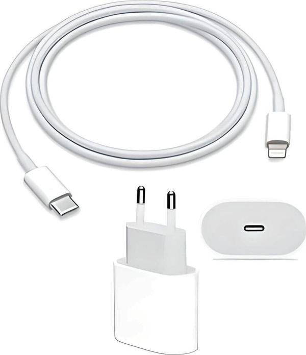 Qifit 20W Hızlı Şarj Usb-C Lightning Kablolu Şarj Aleti İphone Uyumlu - Image 1
