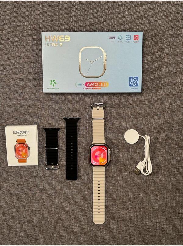 Qifit Watch 9 Ultra Hw69 Ultra 2 Dynamic Island Özelikli İlk Tek Saat Tüm Telefonlara Uyumludur - Image 1