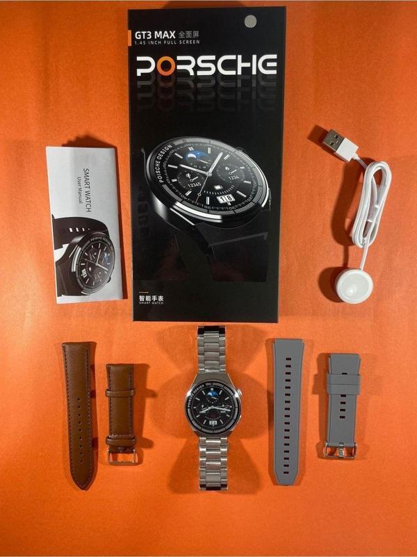 Qifit Watch Yuvarlak Akıllı Saat Gt3 Max Desinger 1.45" - Image 1