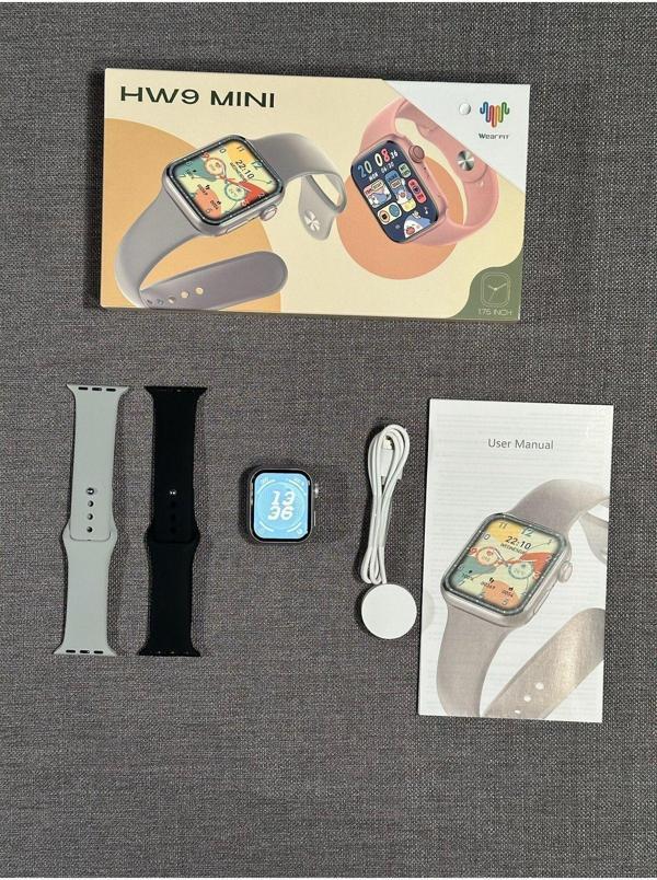 Qifit Özel Tasarım 41Mm Akıllı Saat Hw9 Mini 1.75 Ekran Hd İncee Bileklere Özel - Image 1