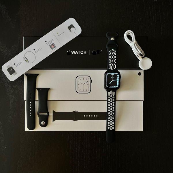 Qifit Watch 8 Lansman Logolu Kaliteli Hediyelik Ürün Akıllı Saat Çift Kordon - Image 1