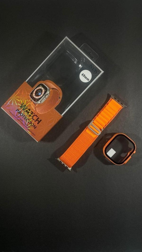 Qifit Watch 8 Ultra Uyumlu Akıllı Saat Koruyucu 49 Mm  Kordonlu Koruyucu  49 Mm Saate Özeldir - Image 1