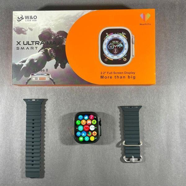 Qifit Watch 8 Ultra X Ultra Max 2.2" Akıllı Saat 49Mm Uyumlu Vidalı Nfc Gps Aktif 49Mm Viidalı - Image 1