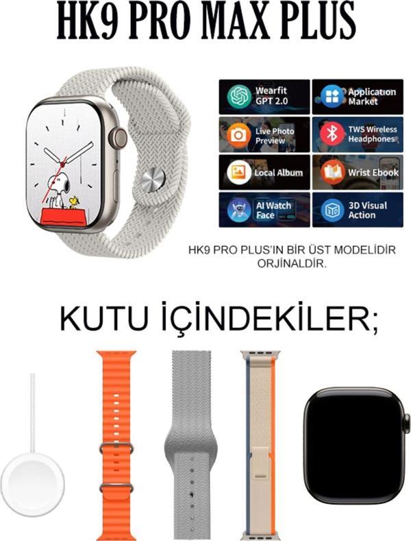 Qifit Watch 9 Hk9 Pro Max Plus Son Sürüm Gen4 Yapay Zeka Destekli  - Image 1