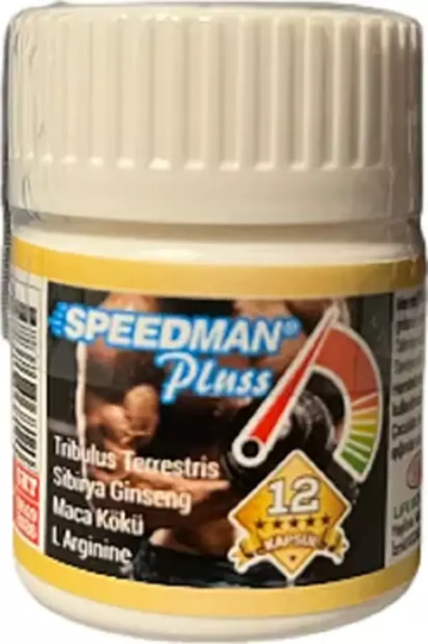 Speed Man Plus Performans Ve Delay 12li kapsül Çakşır Tribulus Maca Sibirya - Image 1