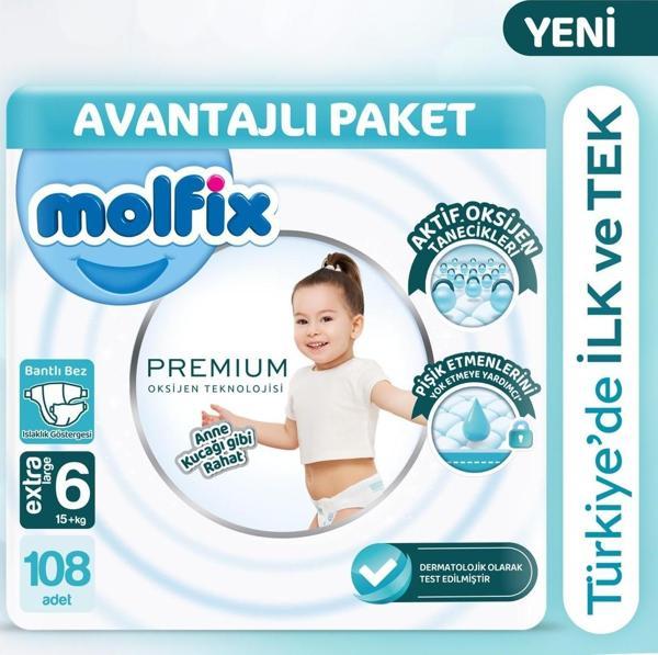 Molfix Premium Avantajlı Paket 6 Beden 108 Adet - Image 1