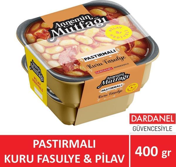 Annemin Mutfağı Hazır Yemek Pastırmalı Kuru Fasulye 200 gr & Pilav 200 gr - Image 1
