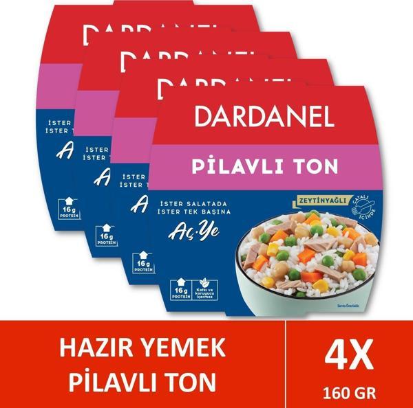 Dardanel Aç Ye Pilavlı Ton Balığı 160 gr x 4 Adet - Image 1