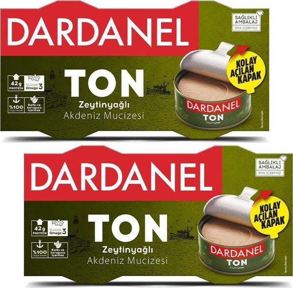Dardanel Zeytinyağlı Ton Balığı 2x140 gr x 2 Adet - Image 1