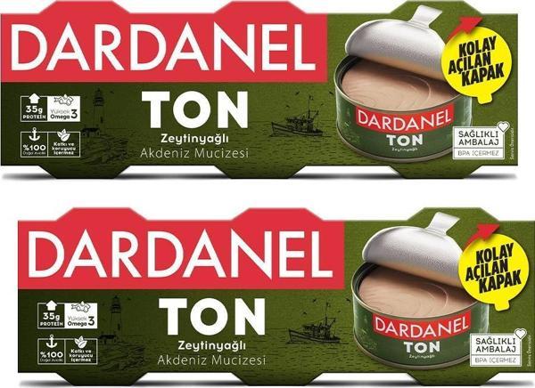 Dardanel Zeytinyağlı Ton Balığı 3x75 gr x 2 Adet - Image 1