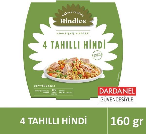 Hindice Aç Ye Hazır Yemek 4 Tahıllı Hindi 160 gr - Image 1